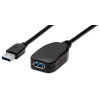 Rallonge Manhattan USB 3.0 A-A / 5M / Noir