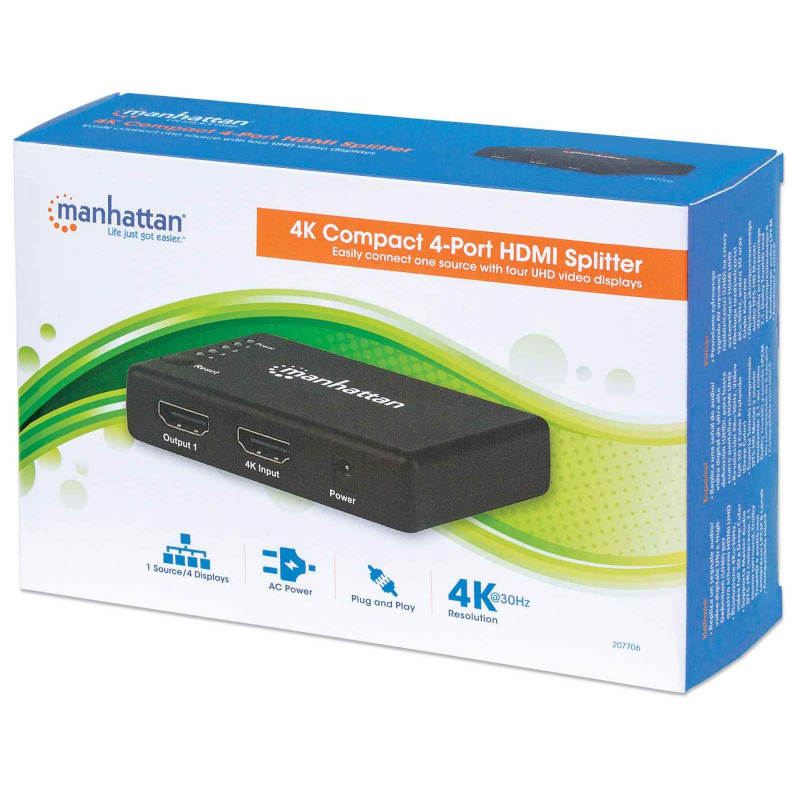 Répartiteur HDMI compact 4 ports 4K