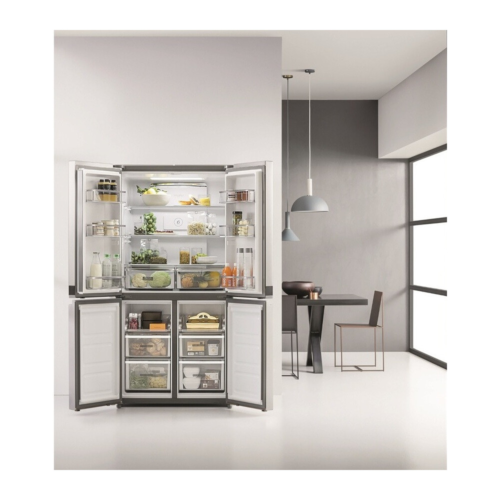 Réfrigérateur Whirlpool multi-portes Side By Side WQ9B1L / 591 Litres / Inox + Livraison + Mise en Place Gratuites