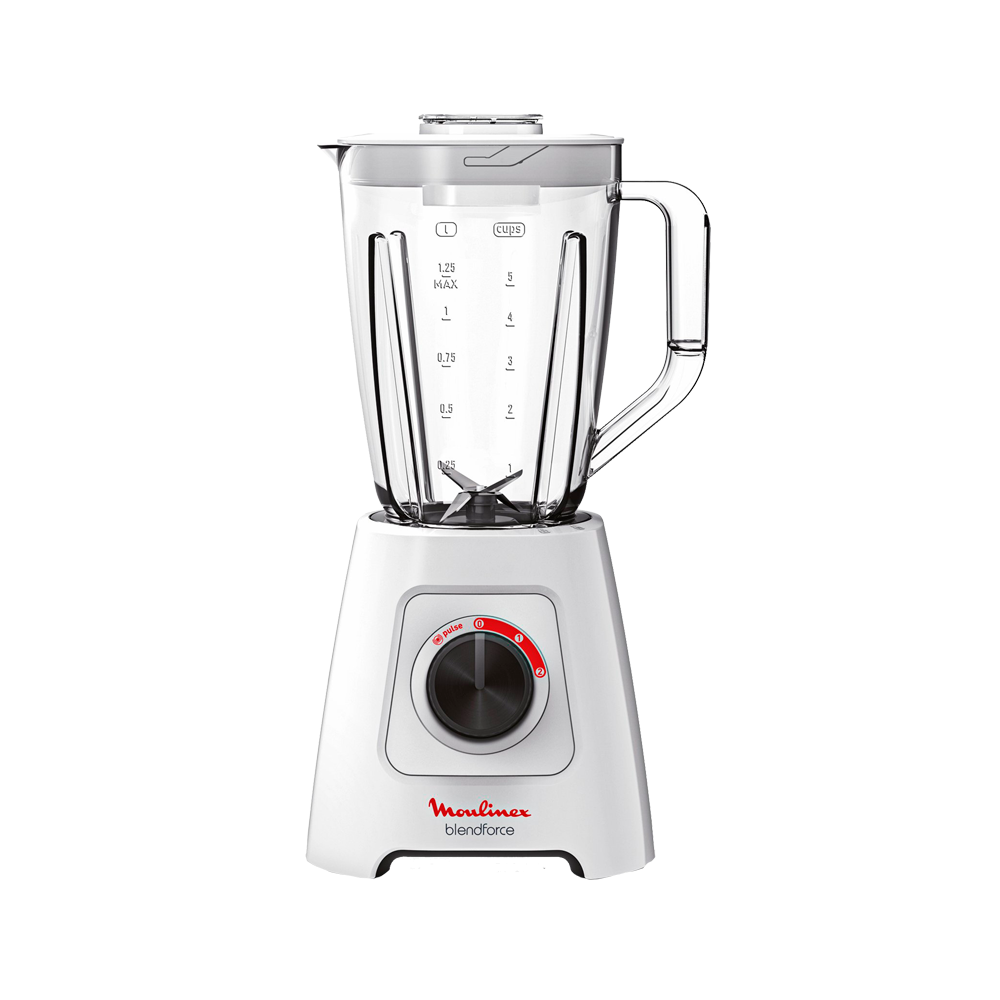 Blender Moulinex Blende force + Accessoires Broyeurs / 600 W / Blanc