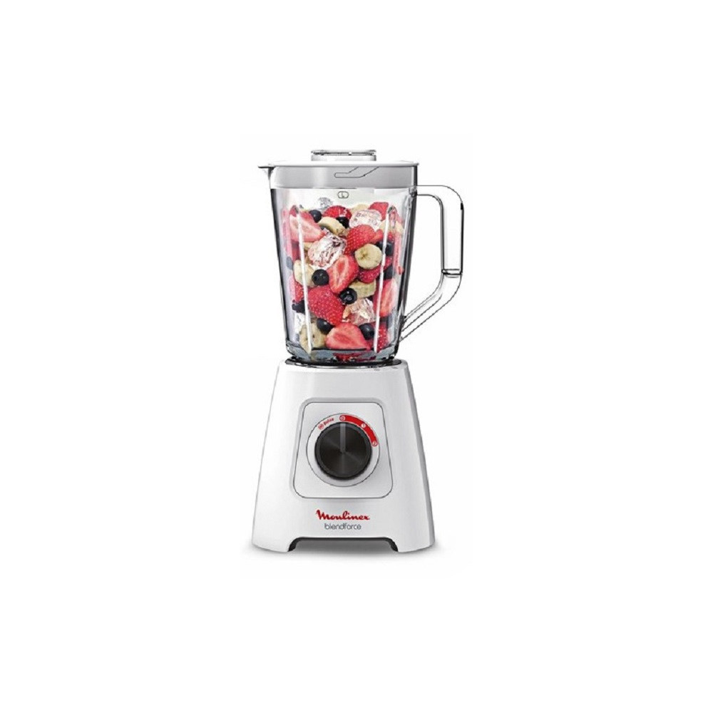 Blender Moulinex Blende force + Accessoires Broyeurs / 600 W / Blanc