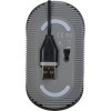 Souris optique USB Targus avec cordon rétractable / Noir & Gris