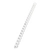 10 Reliures Spirale Plastique 12mm Blanc