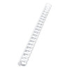 10 Reliures Spirale Plastique 22mm Blanc