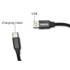 Câble USB Kingleen Pour Type C 3.1A / 1M  / Noir