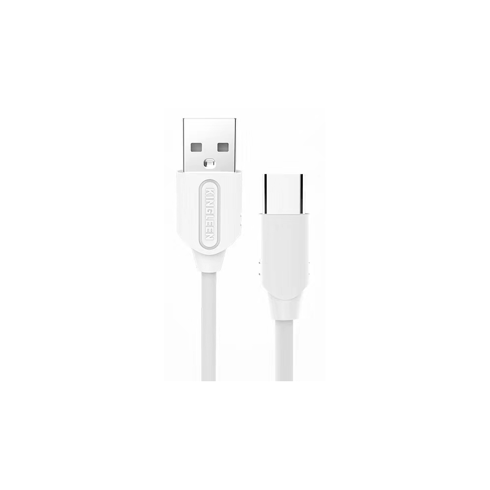 Câble USB Kingleen Pour Type C 2.1A / 2M / Blanc