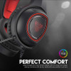 Casque Micro Gaming Fantech HG16 Sniper 7.1 / Noir & Rouge