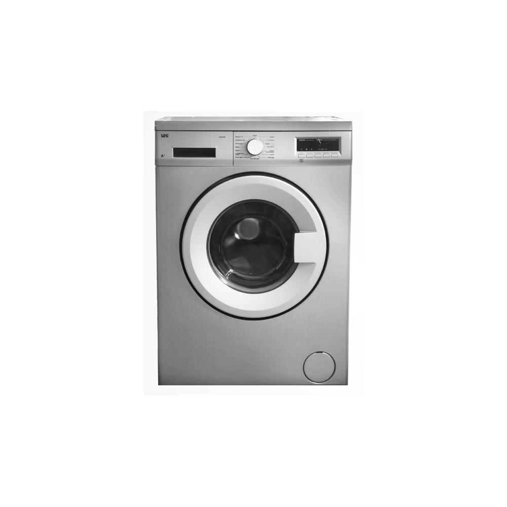 Machine à laver Frontale SEG 1049 S2 / 7 Kg / Silver / MAL1049S2
