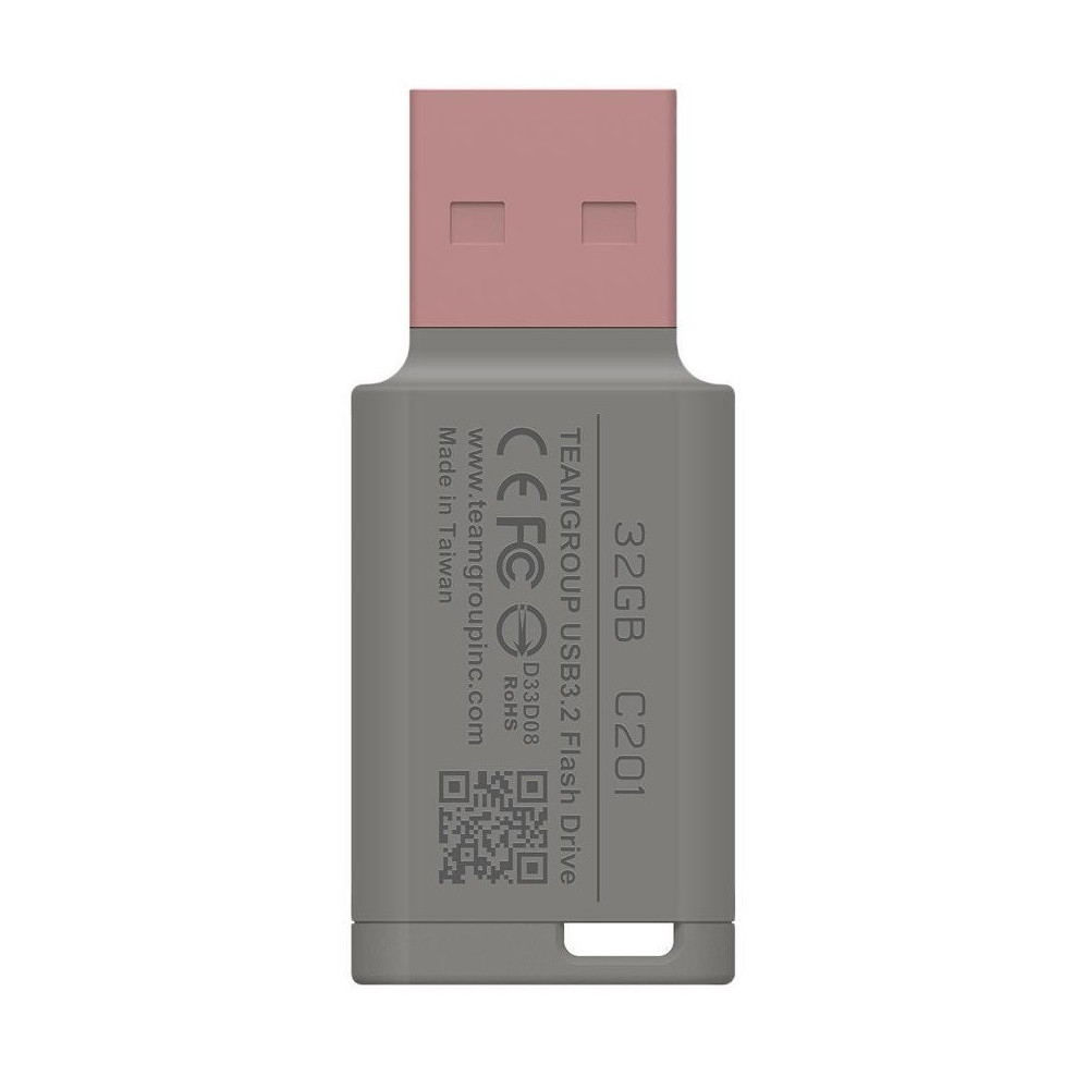 Clé USB TeamGroup C201 / 32 Go / USB 3.2 / Rose