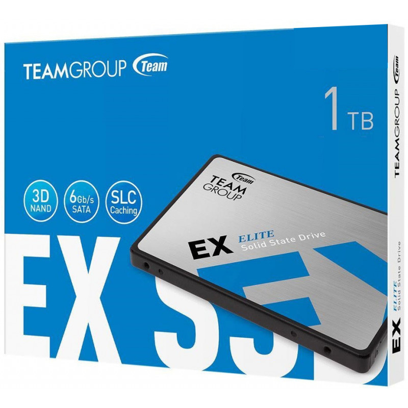 Disque SSD Interne TeamGroup EX2 1 To 2.5 SATA III