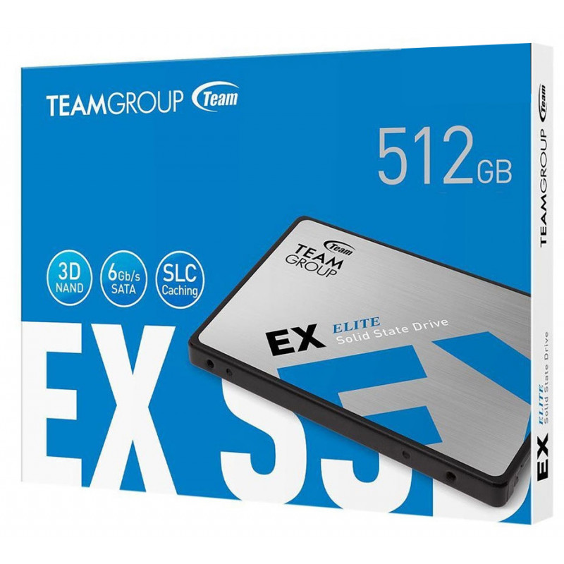 Disque SSD Interne TeamGroup EX2 512 Go 2.5" SATA III