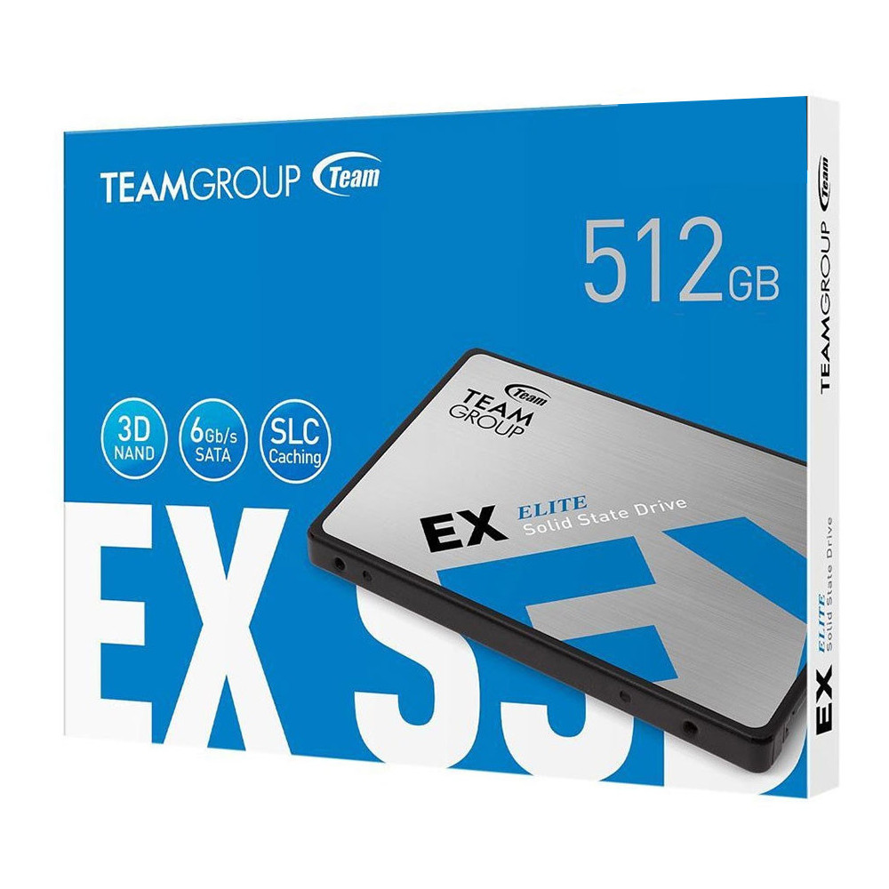 Disque SSD Interne TeamGroup EX2 512 Go 2.5" SATA III