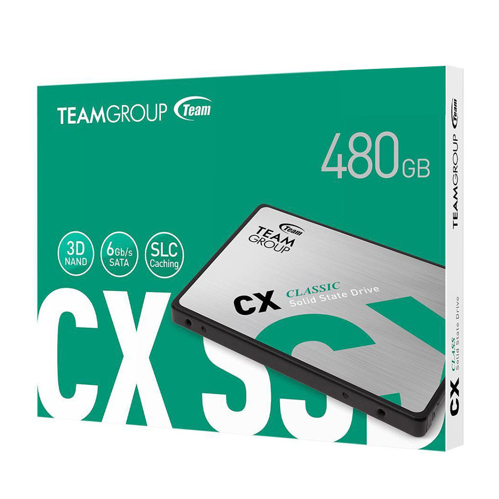 Disque SSD Interne TeamGroup CX1 480 Go 2.5" SATA III