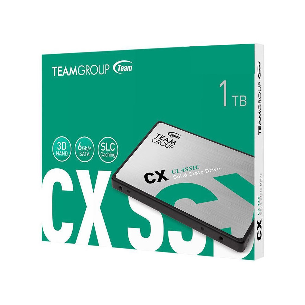 Disque SSD Interne TeamGroup CX2 1 To 2.5" SATA III