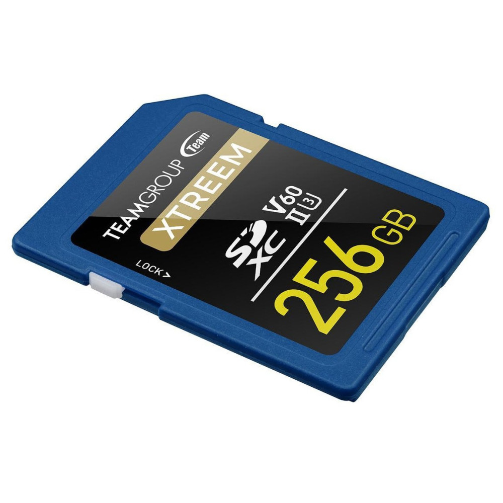 Carte SD Xtreem TeamGroup SDXC UHS-II / U3 / V60 / 256 Go