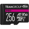 Carte Mémoire TeamGroup Micro SDXC Pro V30 U3 256 Go avec Adaptateur