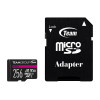 Carte Mémoire TeamGroup Micro SDXC Pro V30 U3 256 Go avec Adaptateur