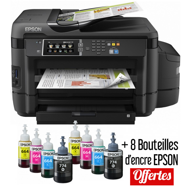 Imprimante Multifonction Jet d'encre 4-en-1 A3 Epson L1455