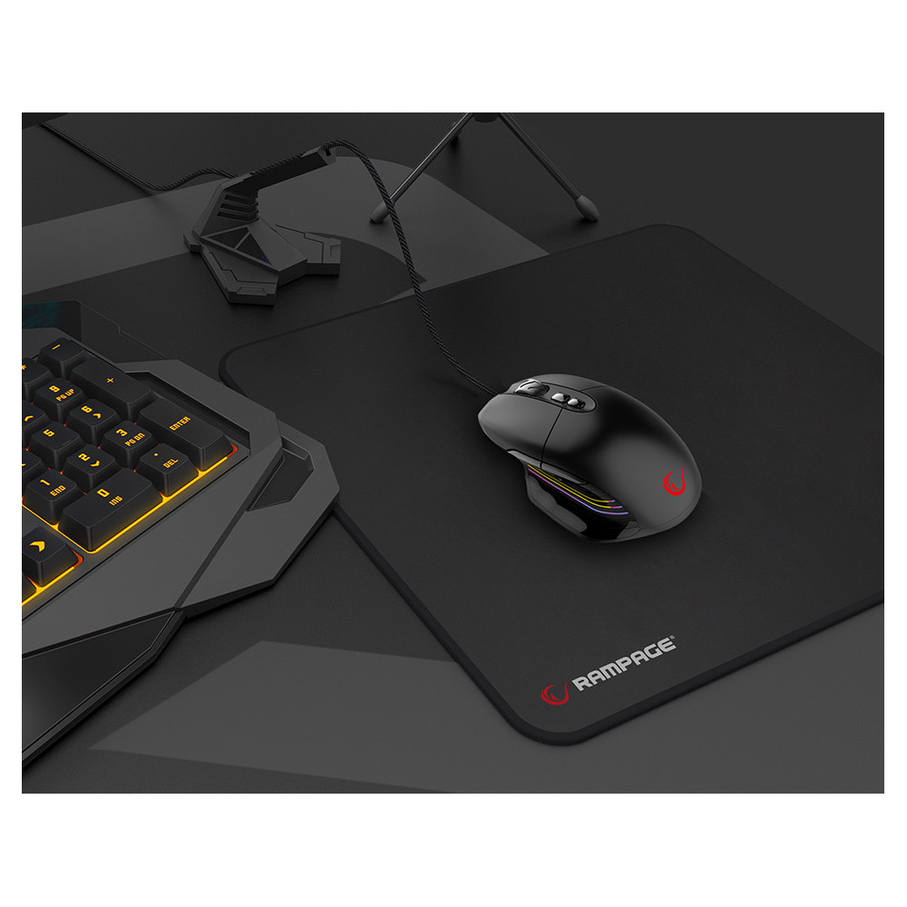 Souris USB Gaming Pro Rampage SECTOR SMX-R90 / RGB 16 000dpi