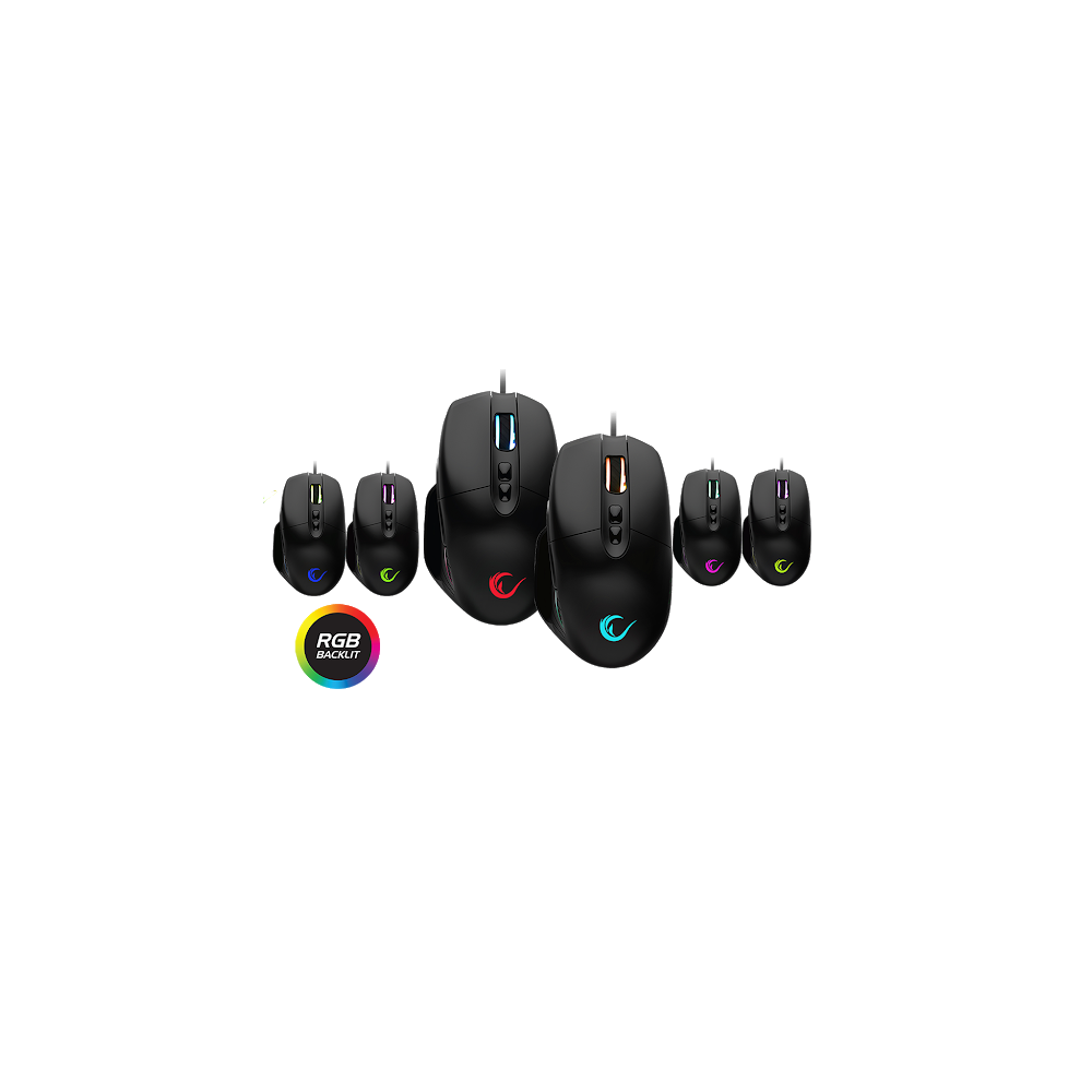 Souris USB Gaming Pro Rampage SECTOR SMX-R90 / RGB 16 000dpi