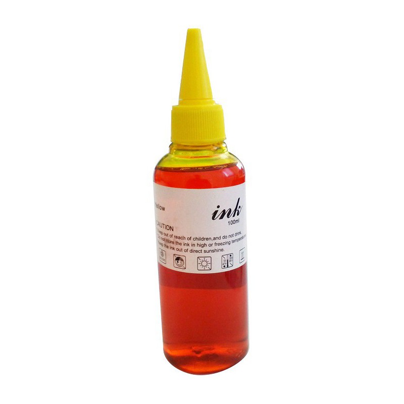 Bouteille d'encre Jaune 100ml