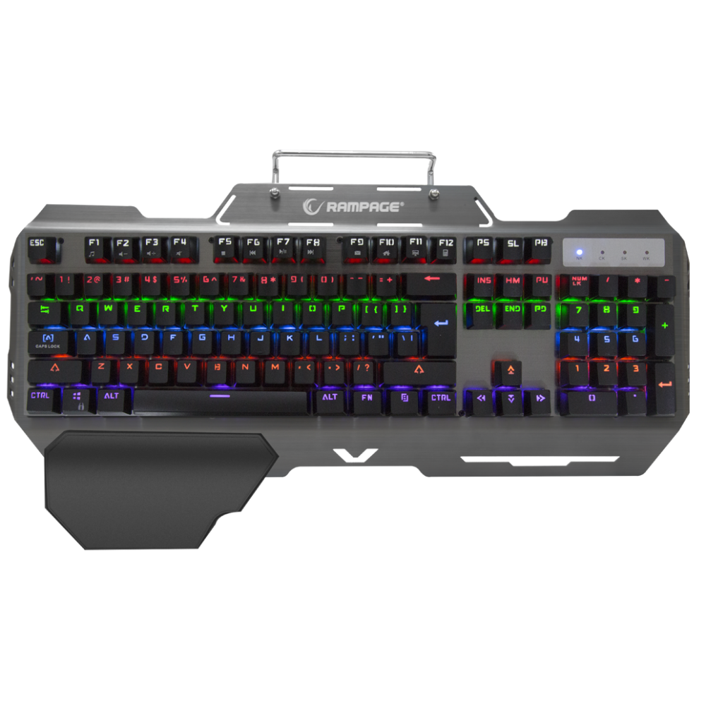Clavier Gaming Qwerty Mécanique Rampage Eagle KB-R89 / Blue Switch