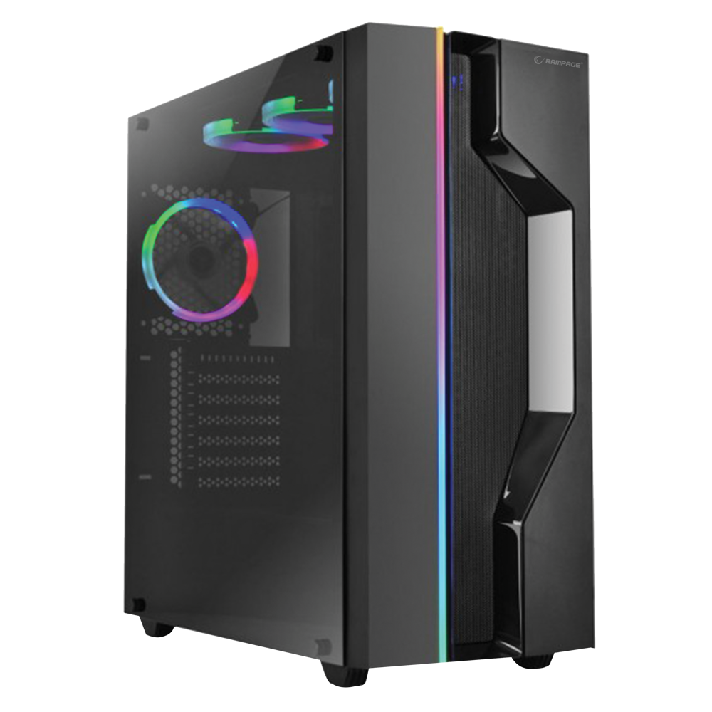 Boitier Gamer Rampage Alpha-X avec Alimentation 600W 80Plus Bronze
