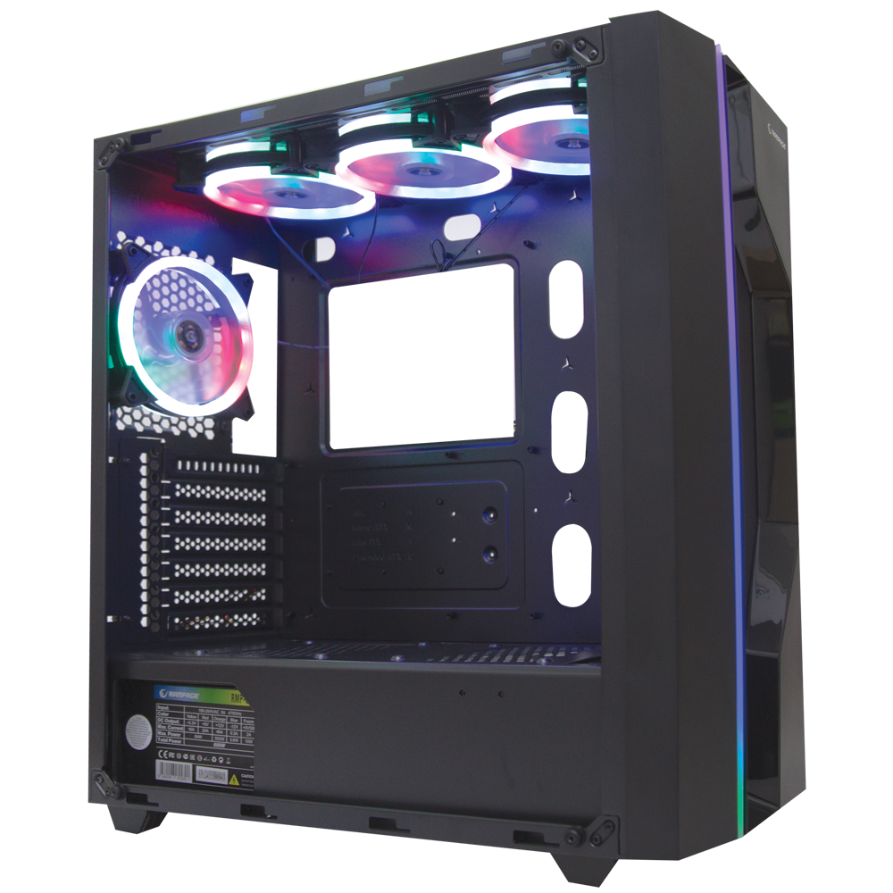 Boitier Gamer Rampage Alpha-X avec Alimentation 600W 80Plus Bronze