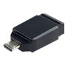 Clé USB Nano Verbatim avec adaptateur Micro USB / 32 Go / Noir