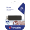 Clé USB Verbatim Store 'n' Go Slider / 64 Go / Noir