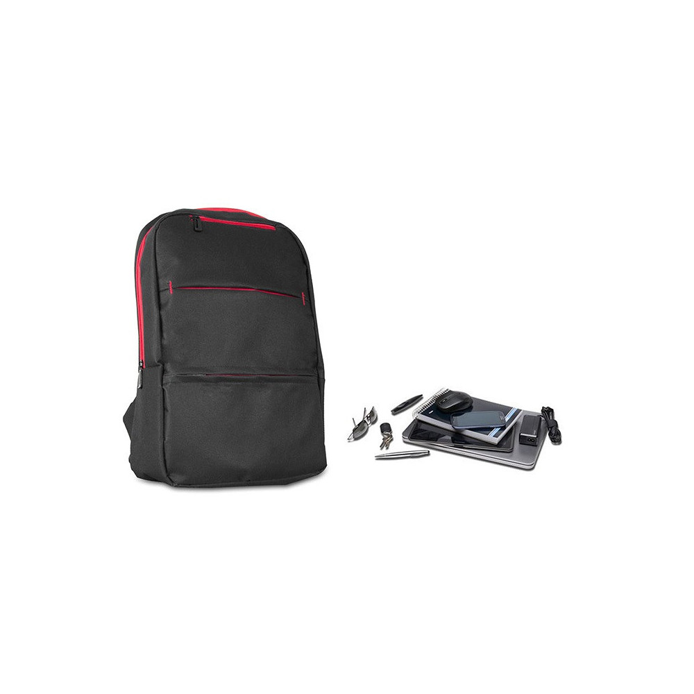 Sac à Dos Addison 300447 Pour pc Portable 15.6" / Noir & Rouge