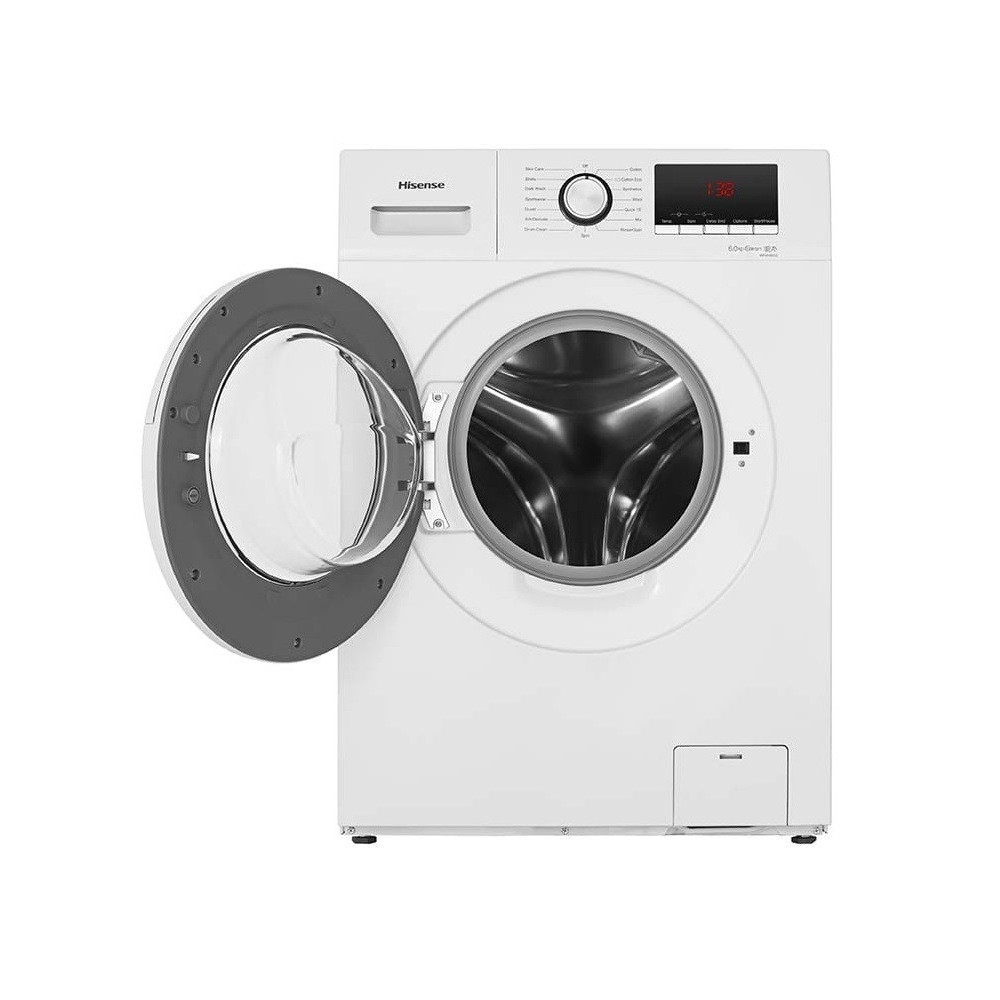 Lave linge Frontale Hisense WFHV8012 8Kg / Blanc