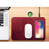 Chargeur sans Fil Addison WMP-15 + Tapis de souris / Rouge
