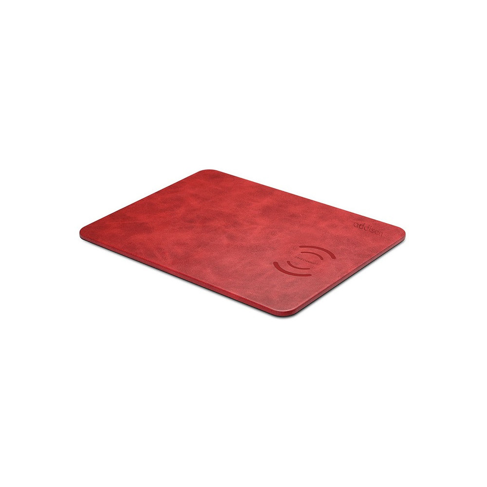 Chargeur sans Fil Addison WMP-15 + Tapis de souris / Rouge