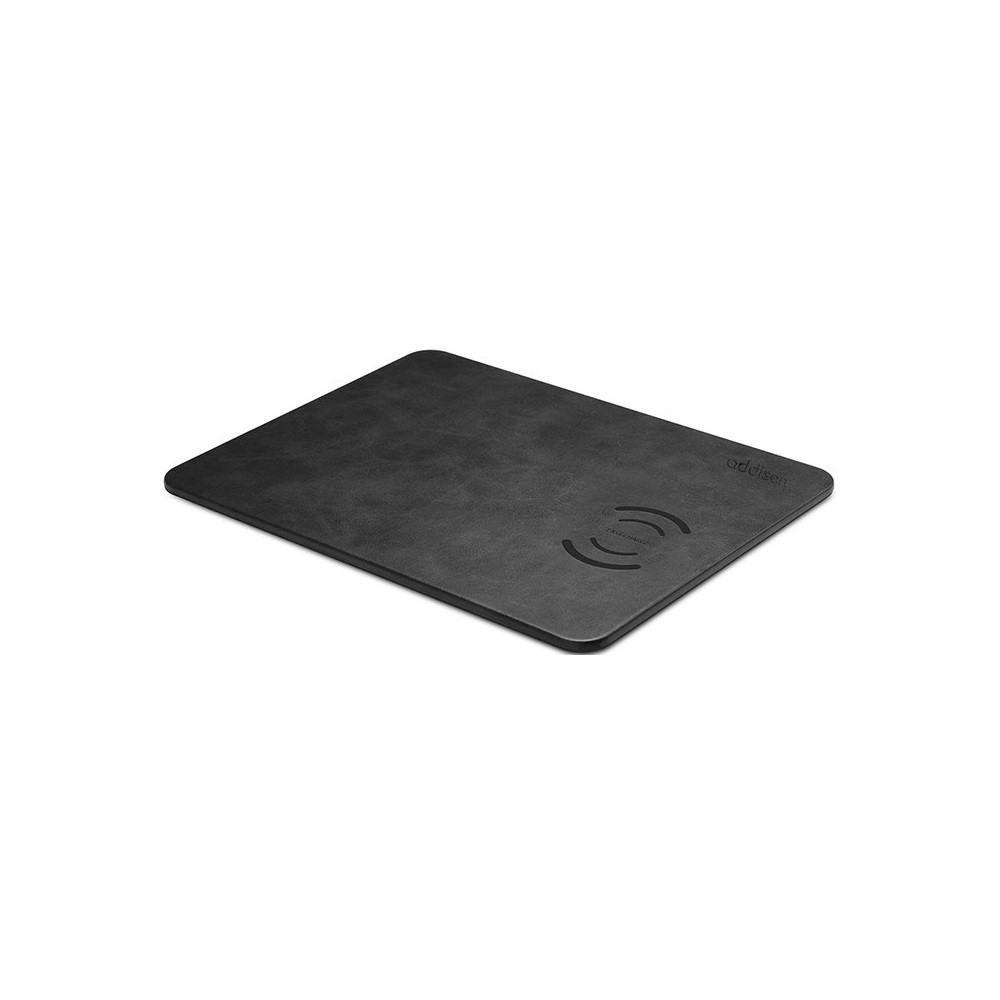Chargeur sans Fil Addison WMP-15 + Tapis de souris / Noir