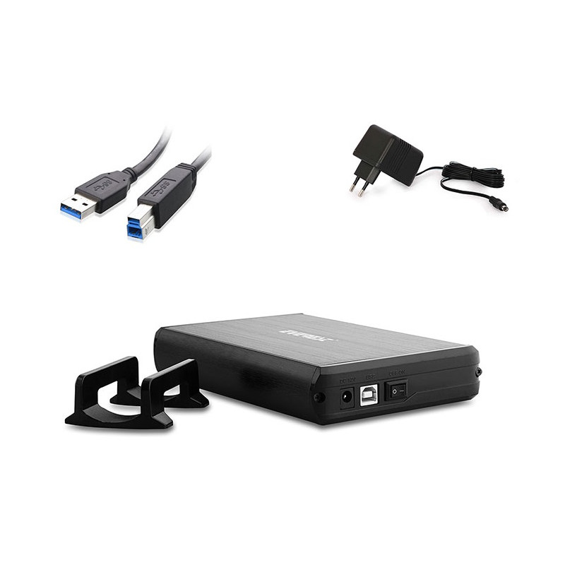 Boîtier Disque Dur Externe Everest HDC-385 2.5 & 3.5 Usb 2.0 IDE + SATA HDD  + Station d'accueil pour lecteur de carte