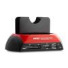 Boîtier Disque Dur Externe Everest HDC-385 2.5 & 3.5 Usb 2.0 IDE + SATA HDD + Station d'accueil pour lecteur de carte