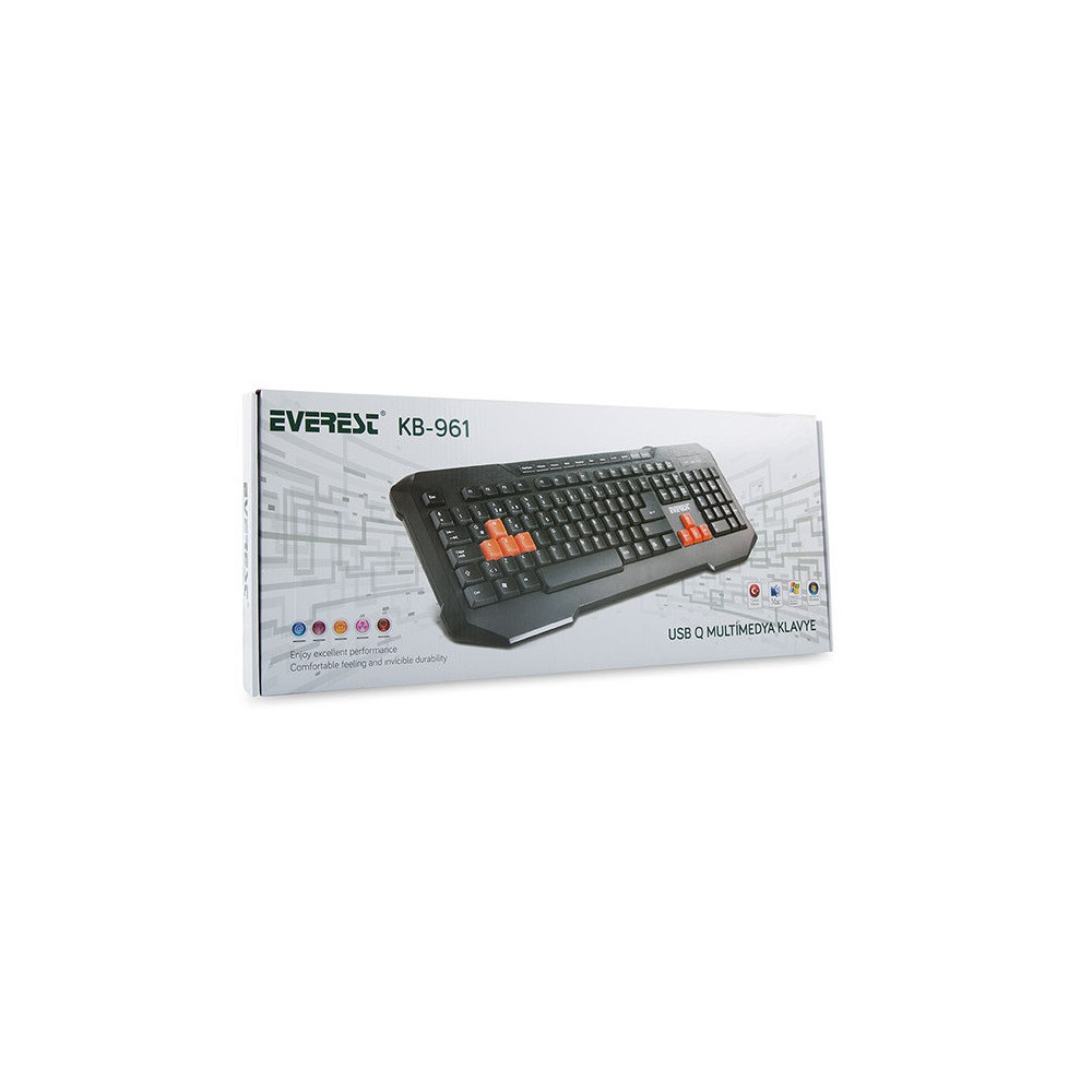 Clavier Multimédia Everest KB-961 / Qwerty
