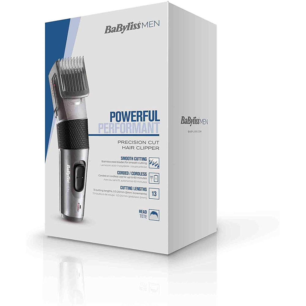 Tondeuse Cheveux Babyliss Precision Cut E786E / Noir
