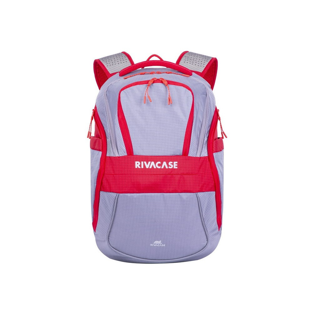 Sac à dos Rivacase 5225 20L / 15.6" / Gris & Rouge