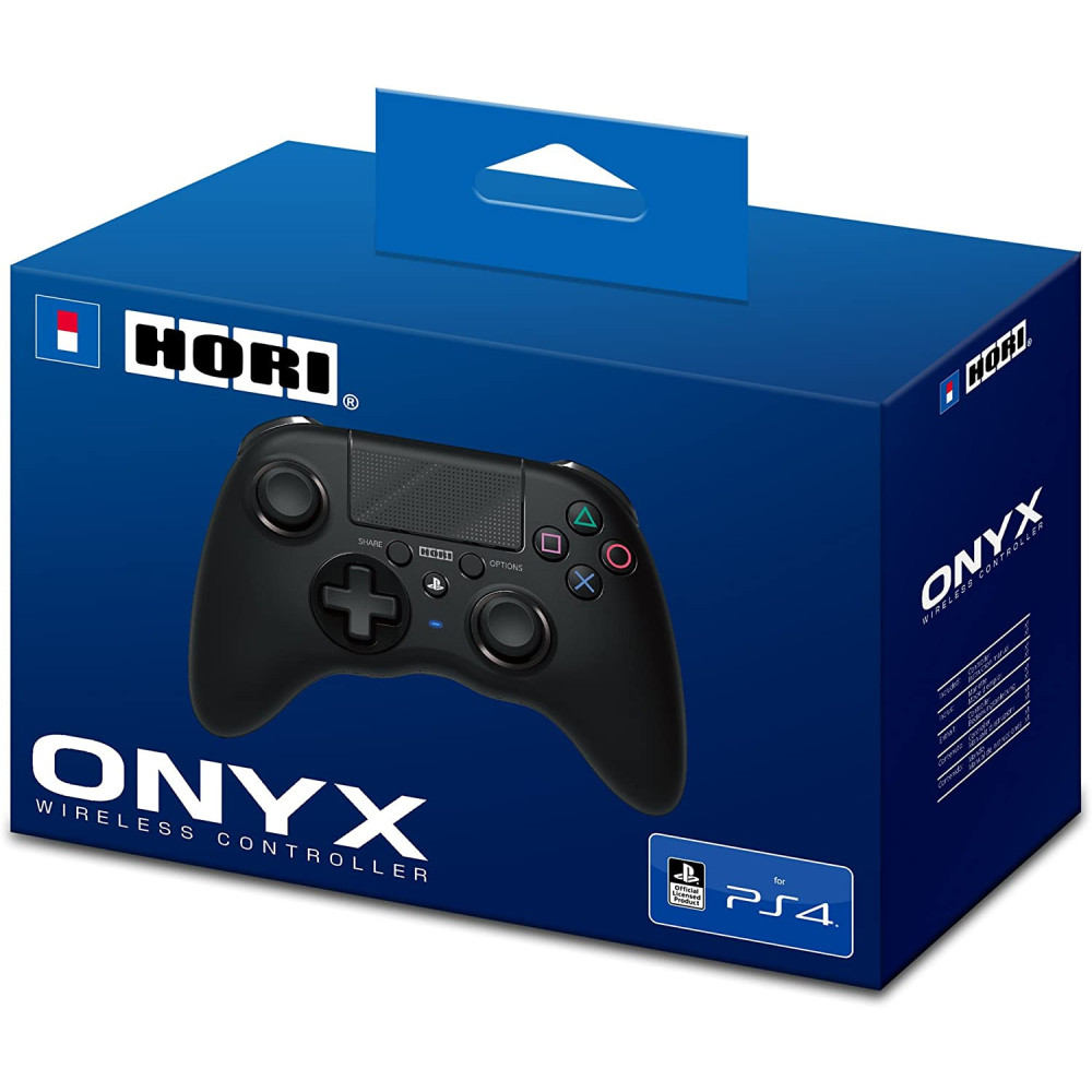 Manette Gaming Sans Fil Konix Hori Onyx+ Pour PC & PS4 / Noir