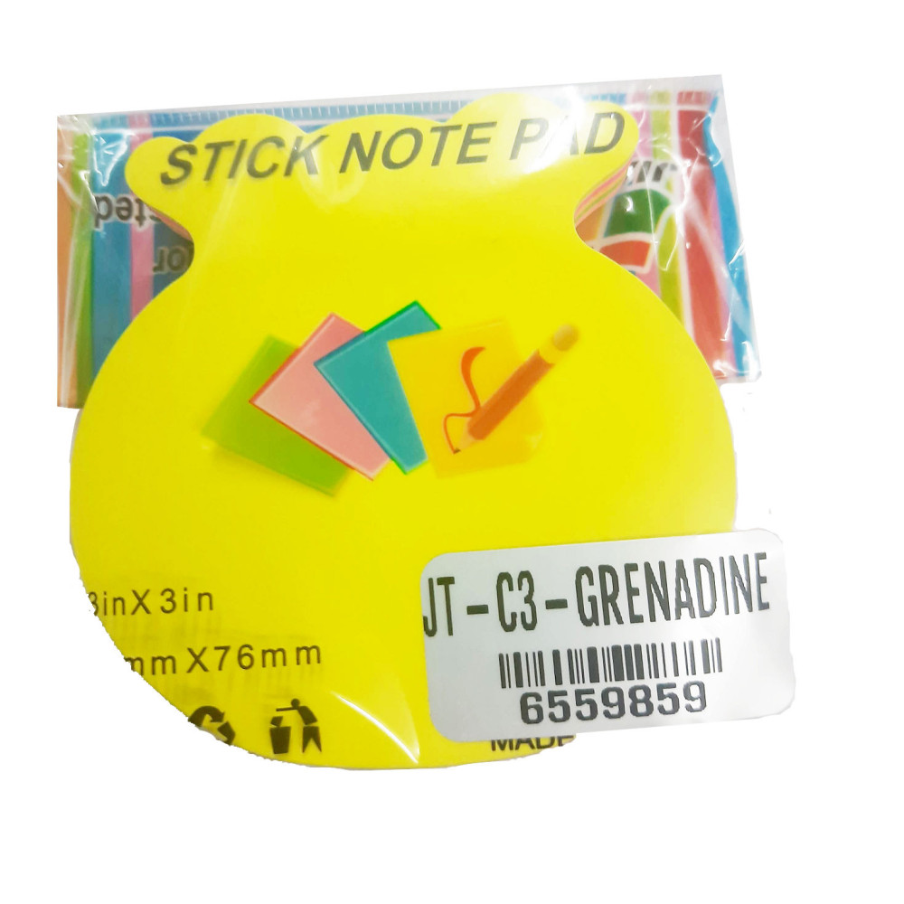 Stick Note 100 Feuilles Grenadine 76 x 76 mm