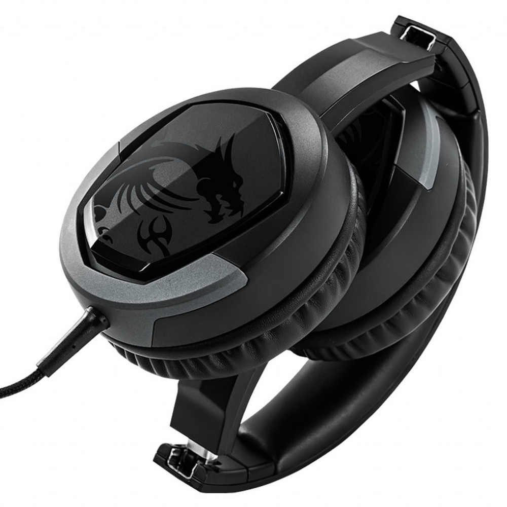 Casque Micro Gaming Pliable MSI Immerse GH30 Version V2 / Noir
