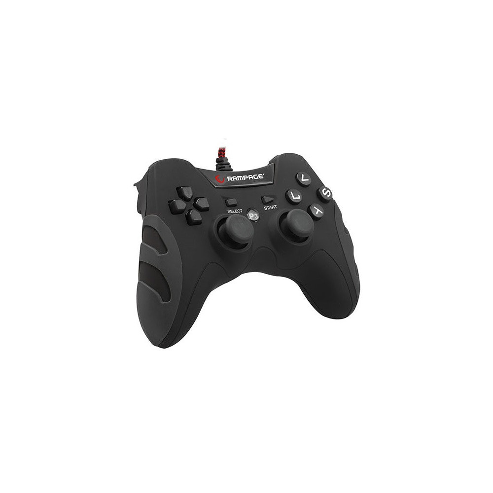 Manette Filaire Snopy Rampage SG-R218 Pour PS3 & PC / Noir
