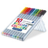 Box 10 Feutres STAEDTLER Triplus chevalet 334 / 0.3 mm