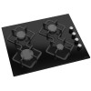 Plaque de cuisson Franco 4 feux 60 cm / Noir