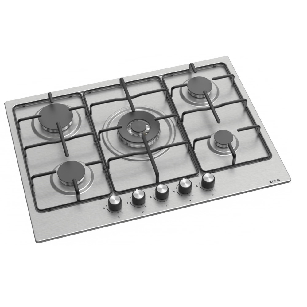 Plaque de cuisson Franco 5 feux 70 cm / Inox