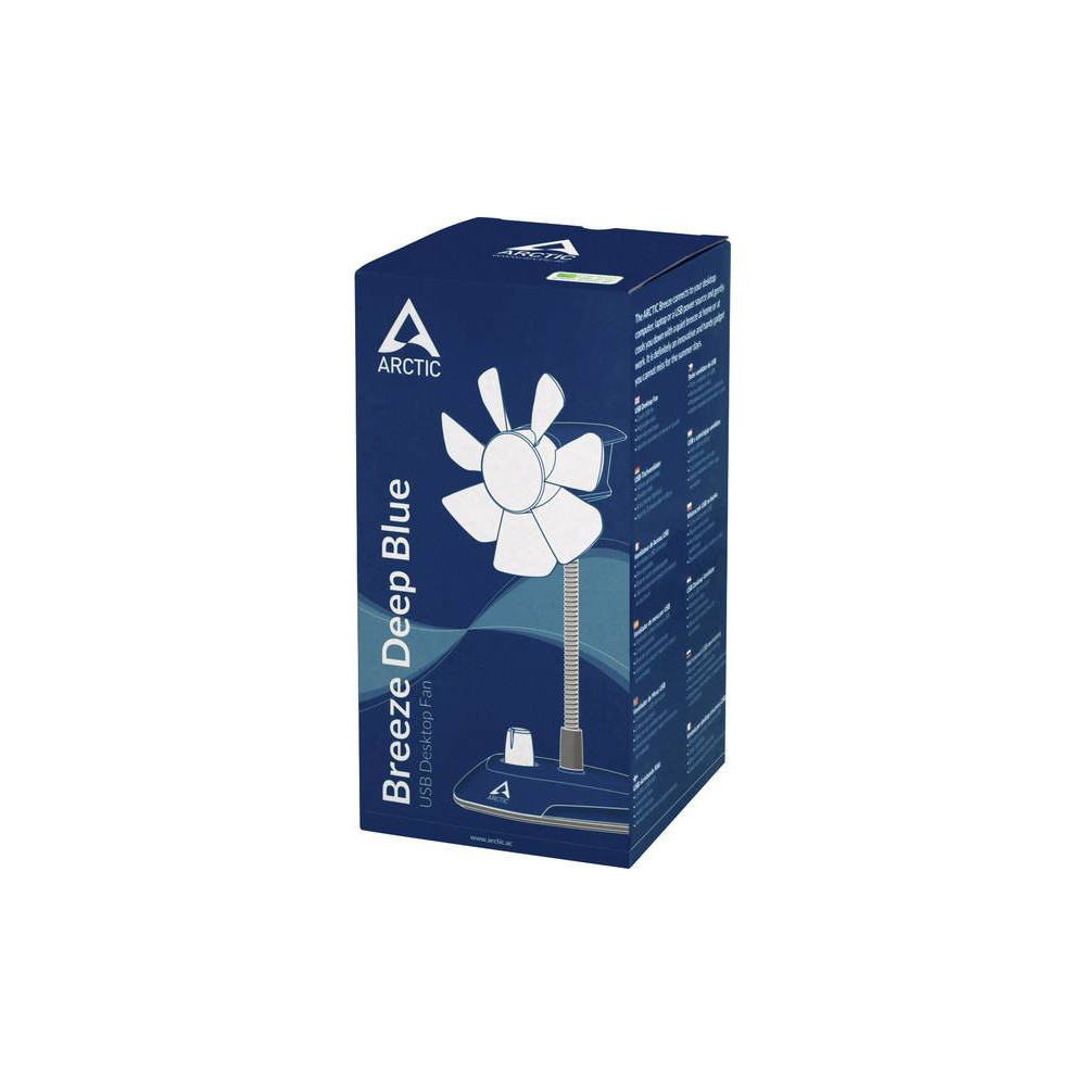 Ventilateur de Bureau Flexible Arctic Breeze / Bleu
