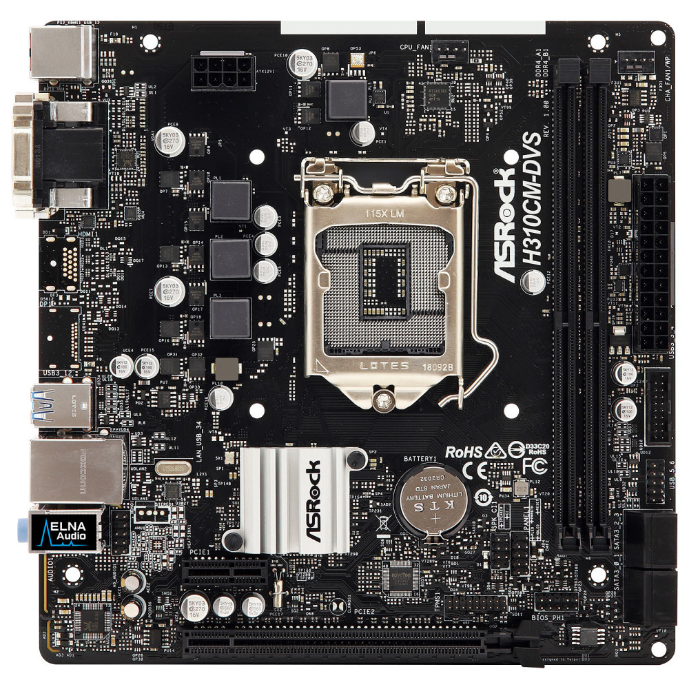 Carte mère ASRock H310CM-DVS