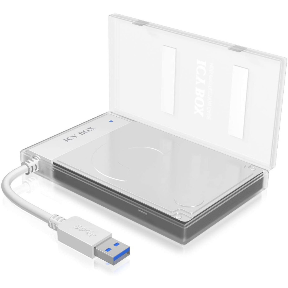 Boîtier pour disque dur externe SATA 2,5" ICY BOX IB-AC603A-U3
